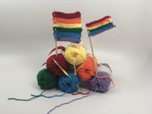 Image for event: Pride Flag Crochet Night 